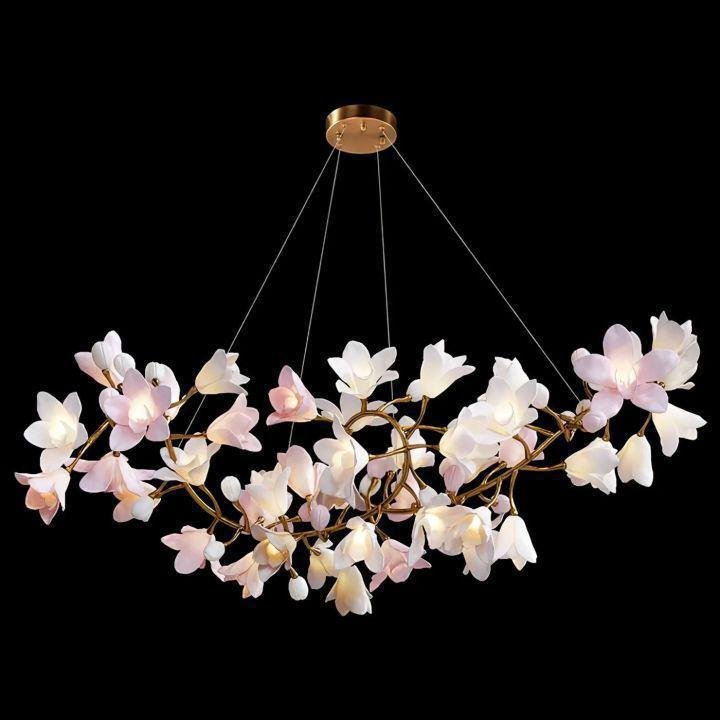 Circular Blossom Chandelier - Dia 48″(120cm) x H 20″(50cm)Joyfuzzy