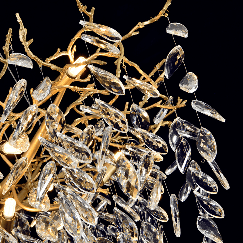 Cleo Branch Crystal Chandelier Light - 39.37" diamJoyfuzzy
