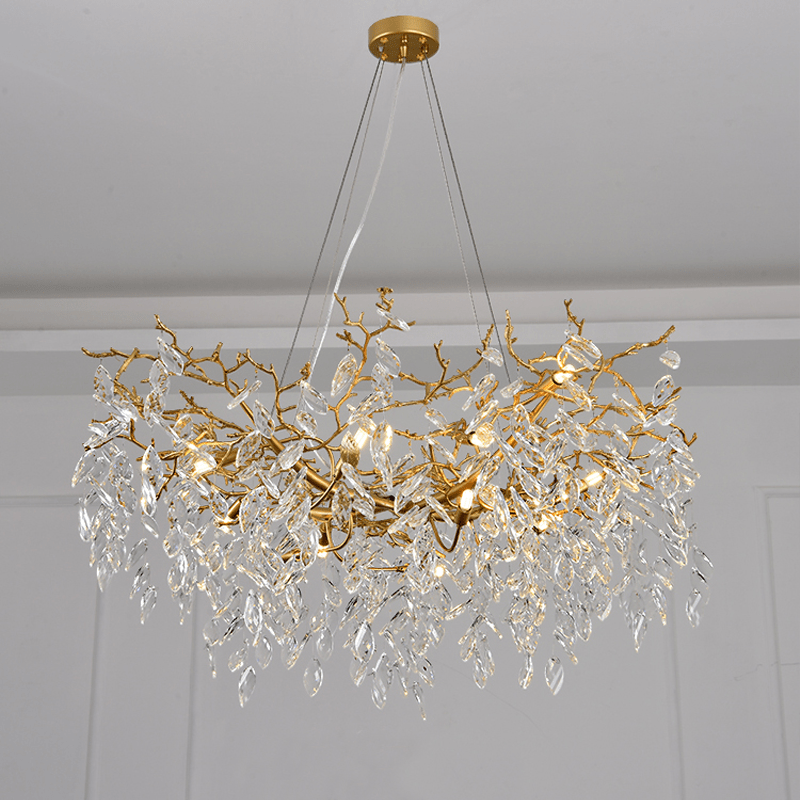 Cleo Branch Crystal Chandelier Light - 39.37" diamJoyfuzzy