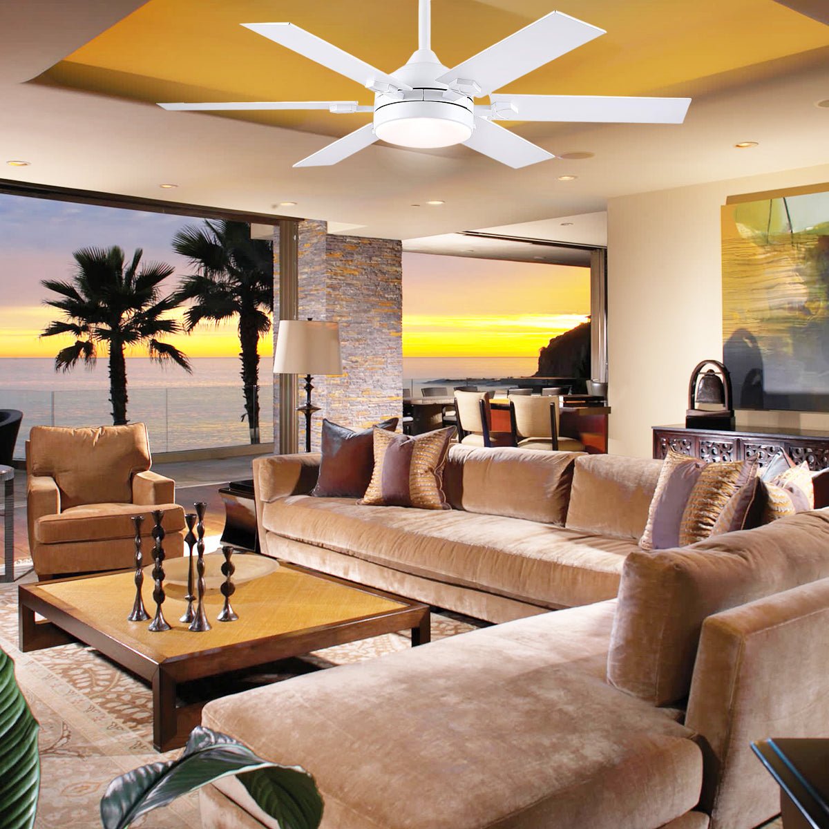 Clifan Ceiling Fans with Lights - Joyfuzzy