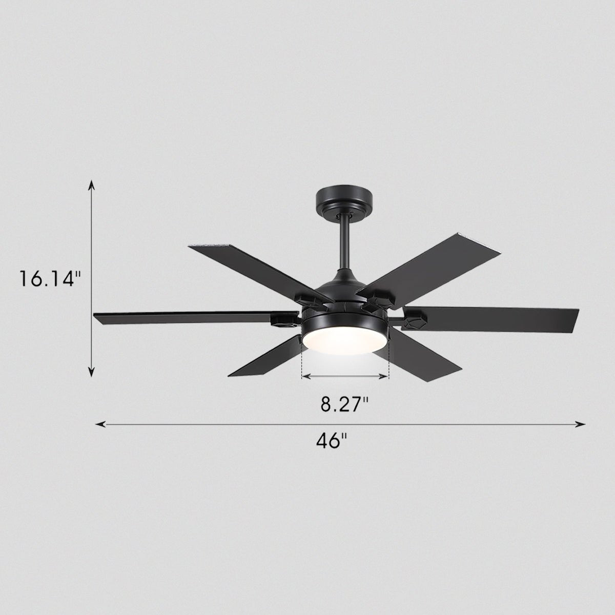 Clifan Ceiling Fans with Lights - Joyfuzzy