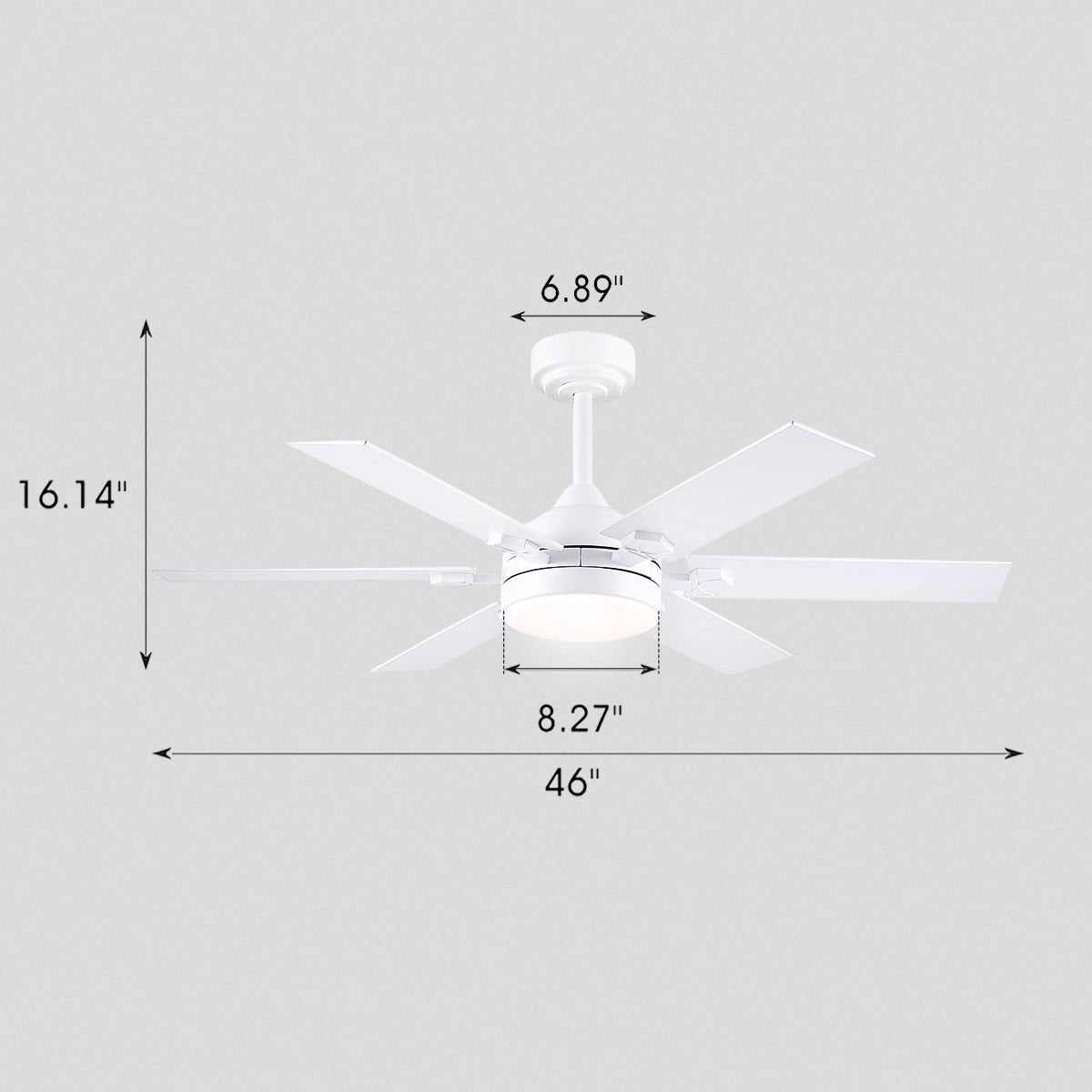 Clifan Ceiling Fans with Lights - Joyfuzzy