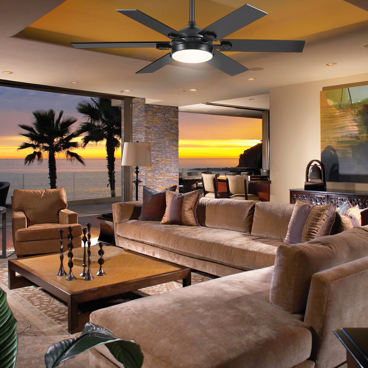 Clifan Ceiling Fans with Lights - Joyfuzzy