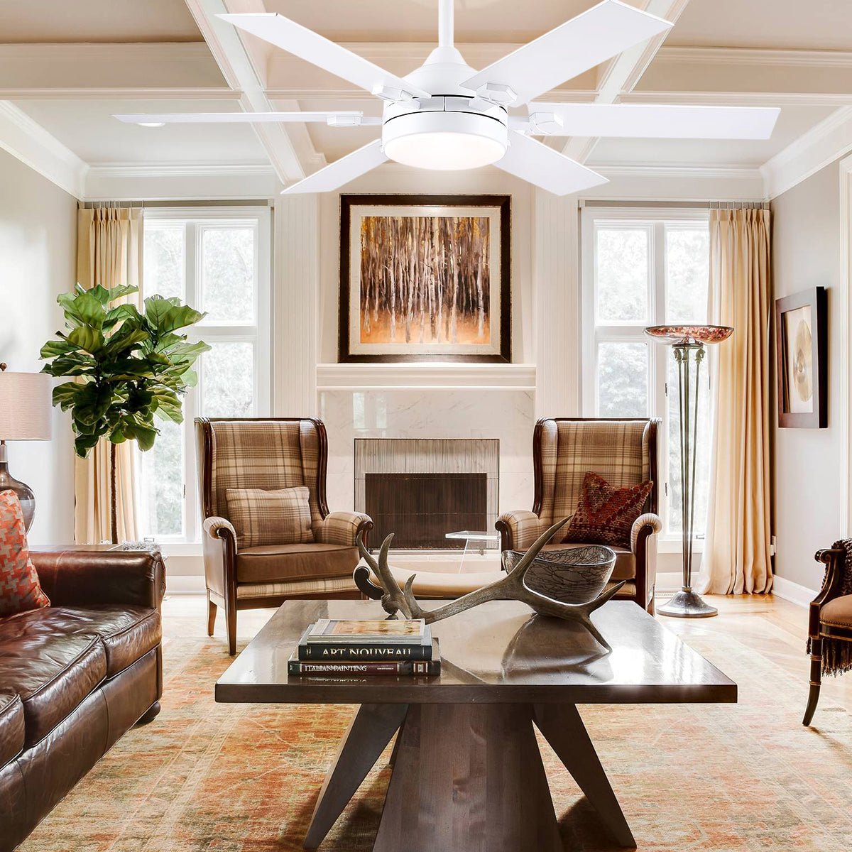 Clifan Ceiling Fans with Lights - Joyfuzzy