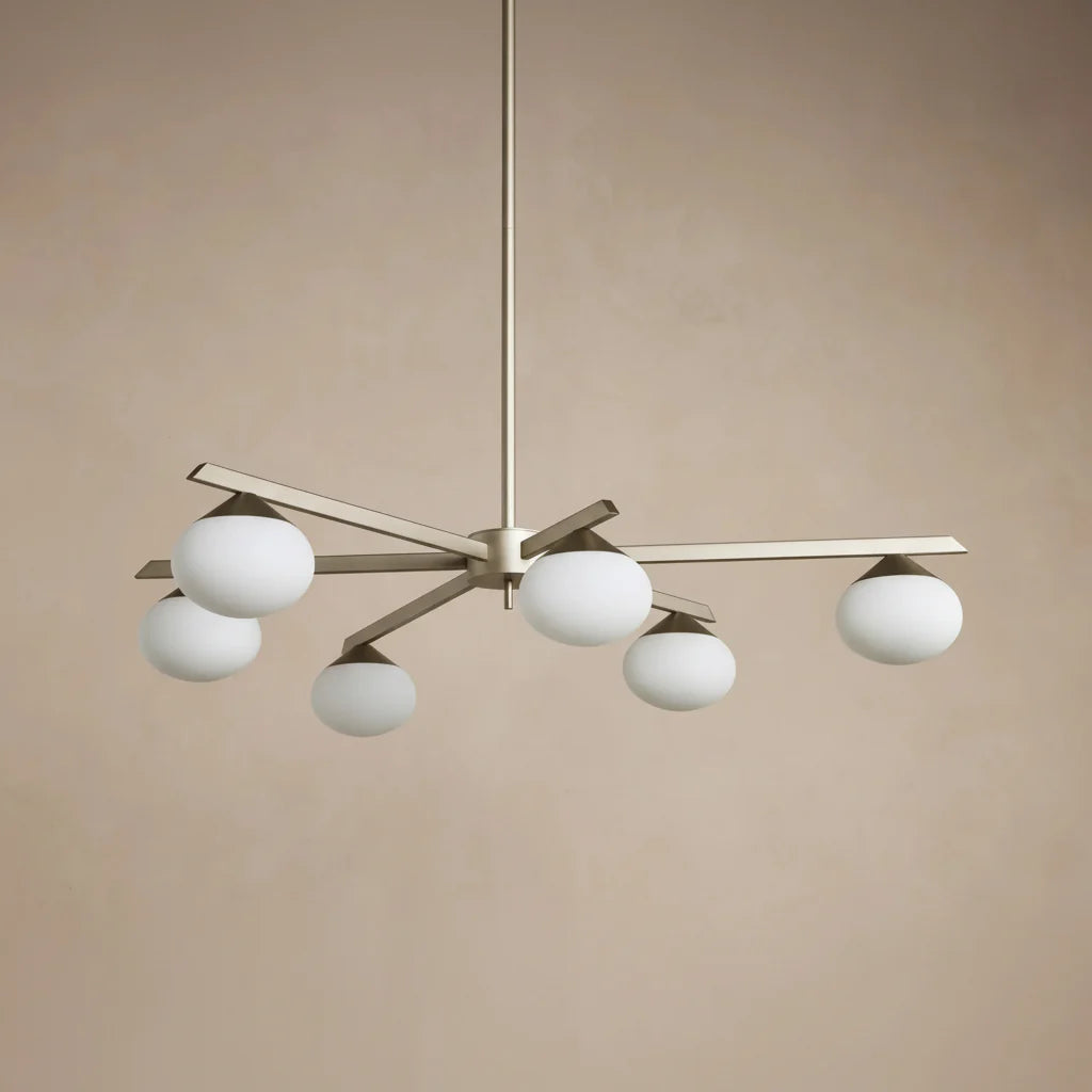Costella Round Chandelier Champagne