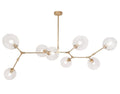 Covington Horizontal Globe Branching Bubble Chandelier - 8 - LightBrassJoyfuzzy