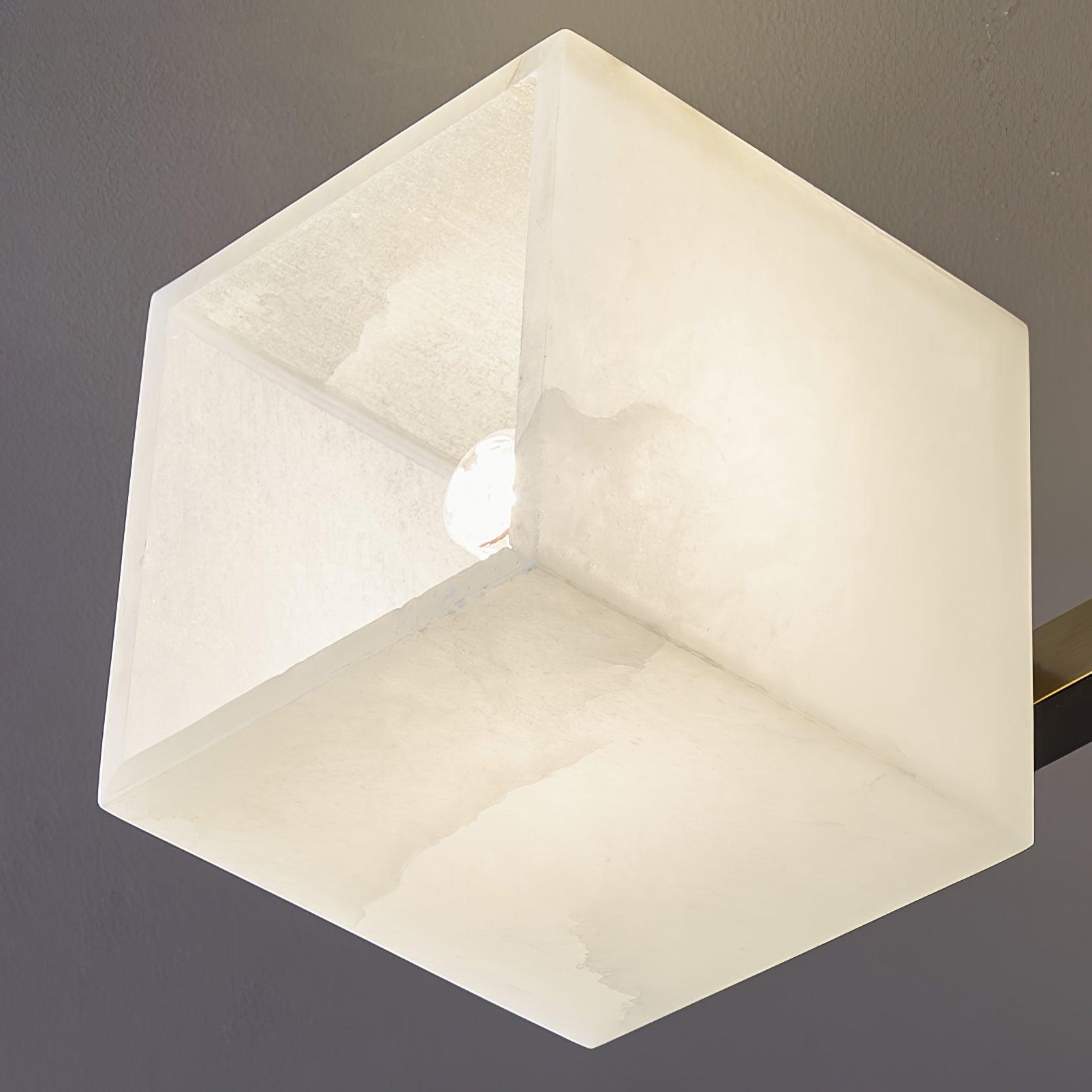 Cubist Alabaster Cluster Ceiling Lamp - by Joyfuzzy
