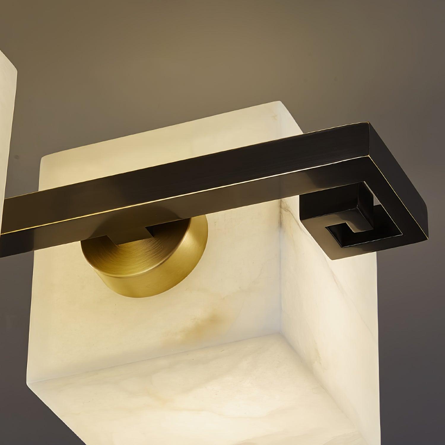 Cubist Alabaster Cluster Ceiling Lamp - by Joyfuzzy