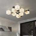 Cubist Alabaster Cluster Ceiling Lamp - by Joyfuzzy