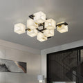 Cubist Alabaster Cluster Ceiling Lamp - by Joyfuzzy