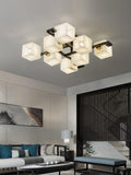 Cubist Alabaster Cluster Ceiling Lamp - by Joyfuzzy