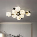 Cubist Alabaster Cluster Ceiling Lamp - by Joyfuzzy