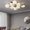 Cubist Alabaster Cluster Ceiling Lamp - by Joyfuzzy