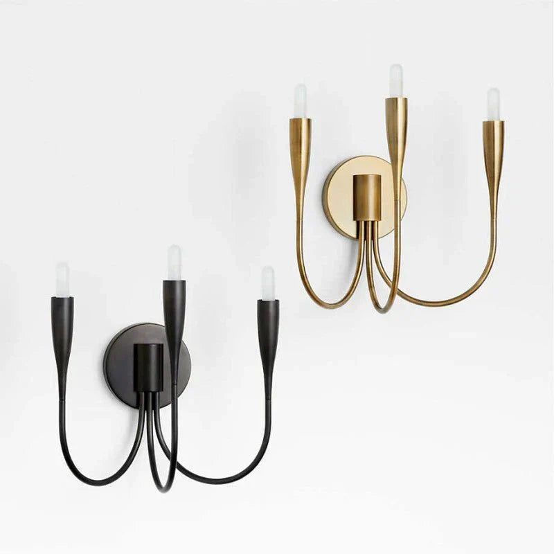 Curve Candelabra Wall Sconce - Joyfuzzy
