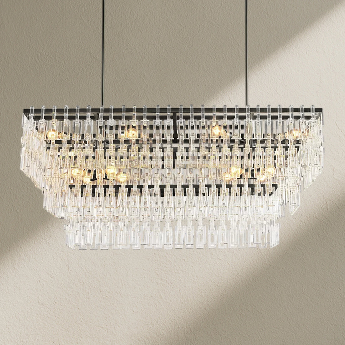 Marifz Multi-Tier Rectangular Chandelier 60" 72"