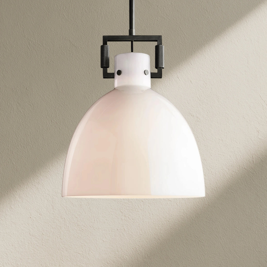 MACFZ Milk Glass Cloche Pendant 10"14"18"