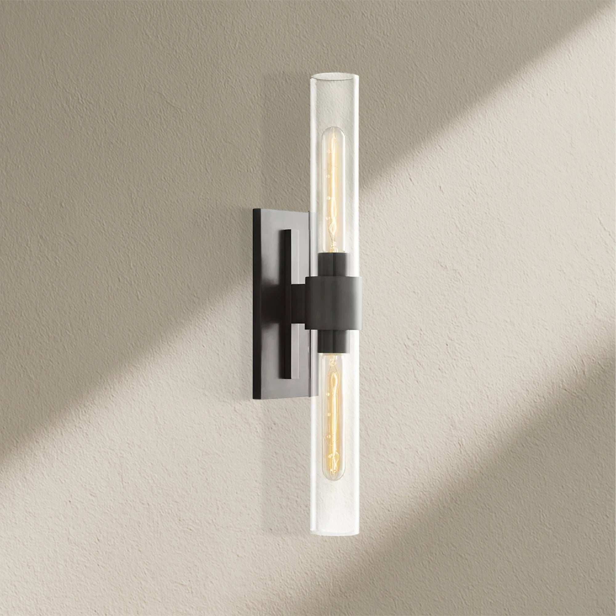 Lavefz Glass Linear Wall Sconce