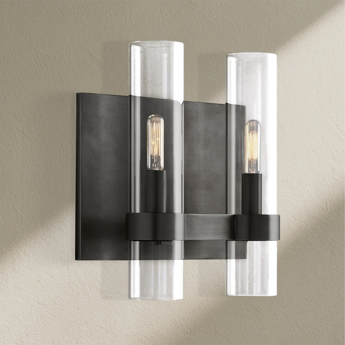 Lavefz Glass Double Wall Sconce