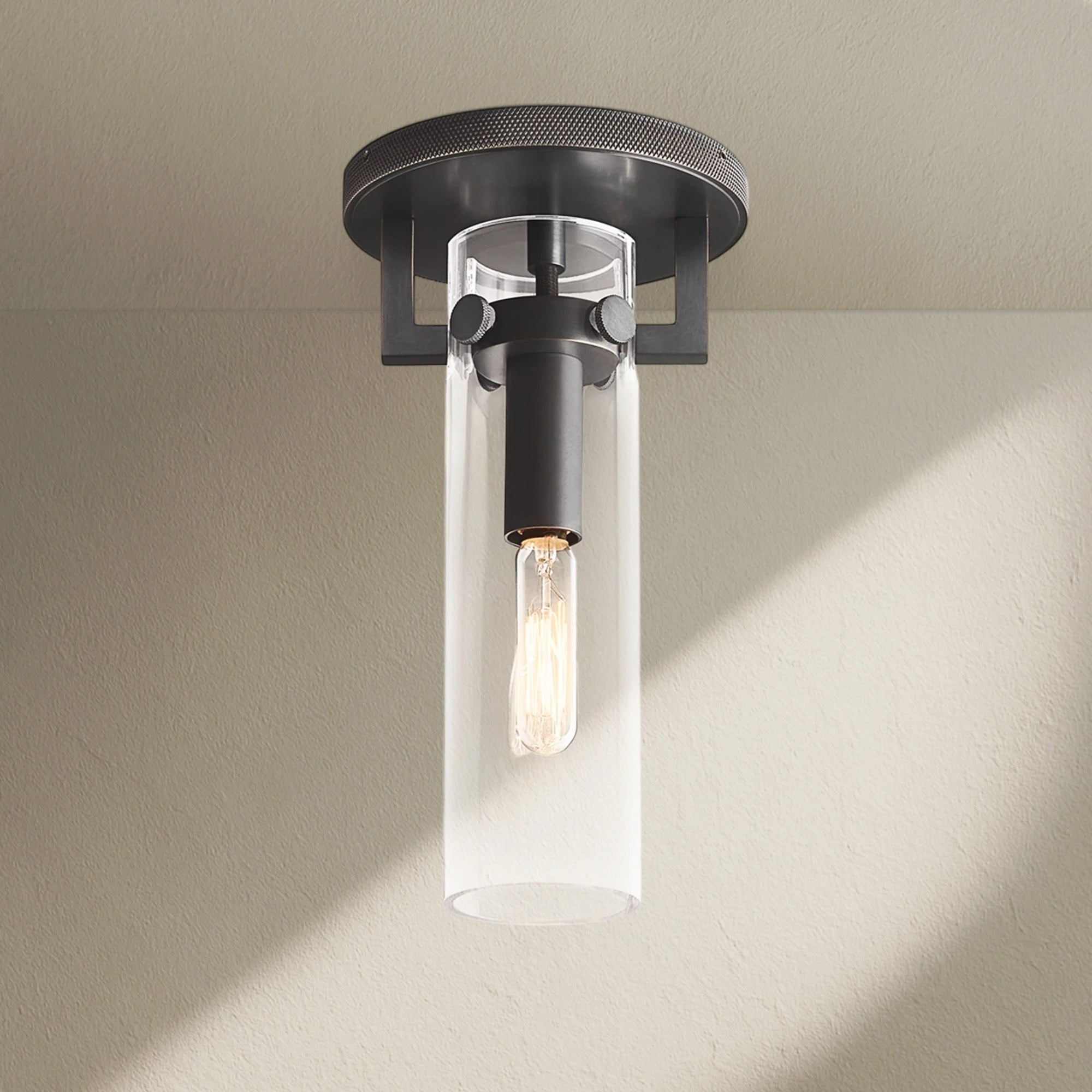 MACFZ Glass Cylinder Flushmount