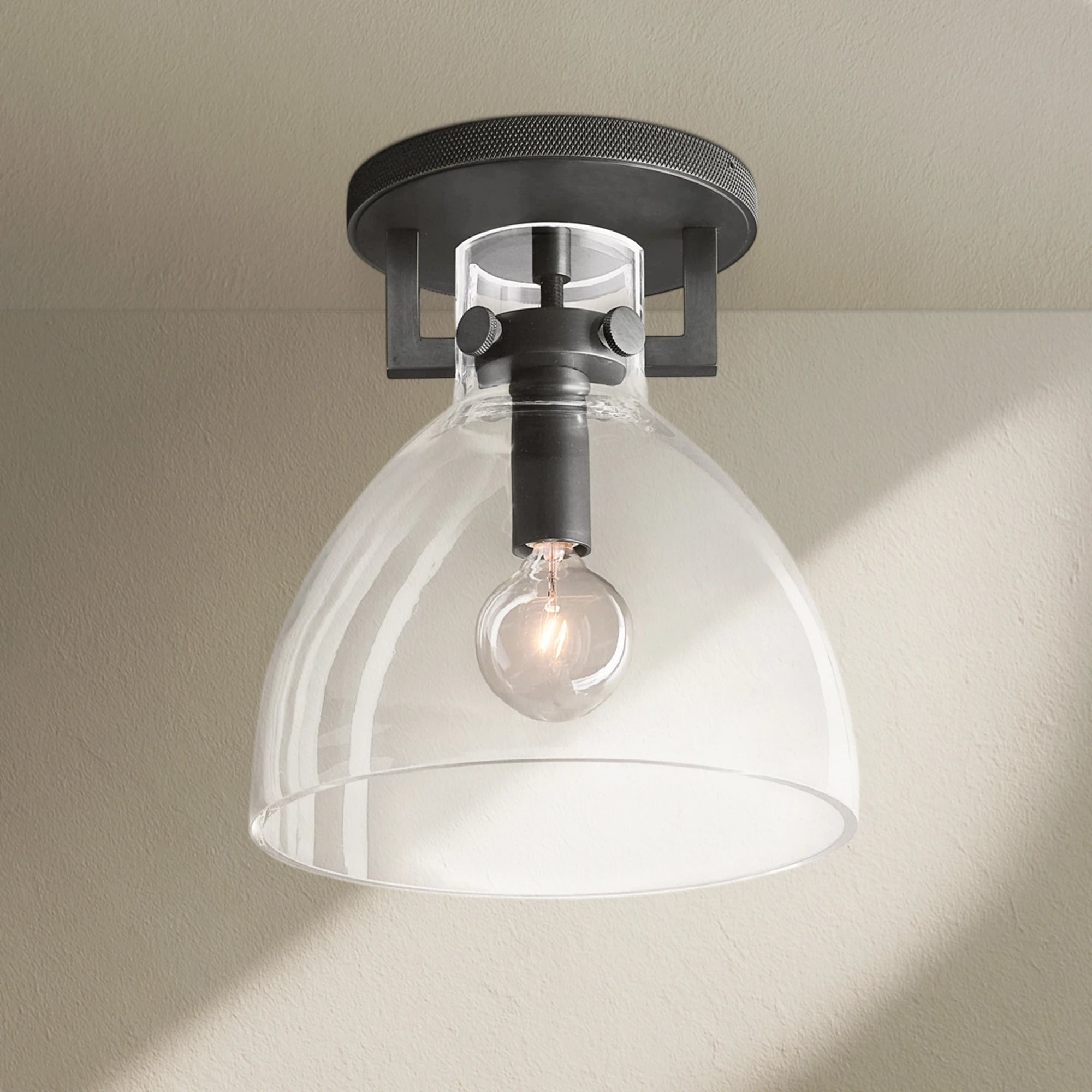 MACFZ Glass Cloche Flushmount