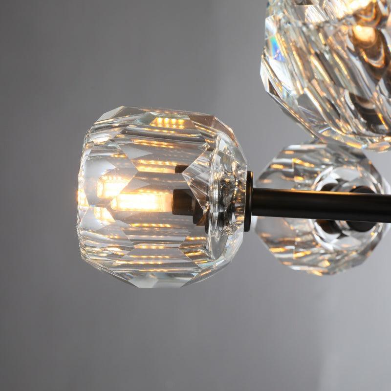 Billfz De Crystal Glass Round Chandelier 24"36"48"60"72"