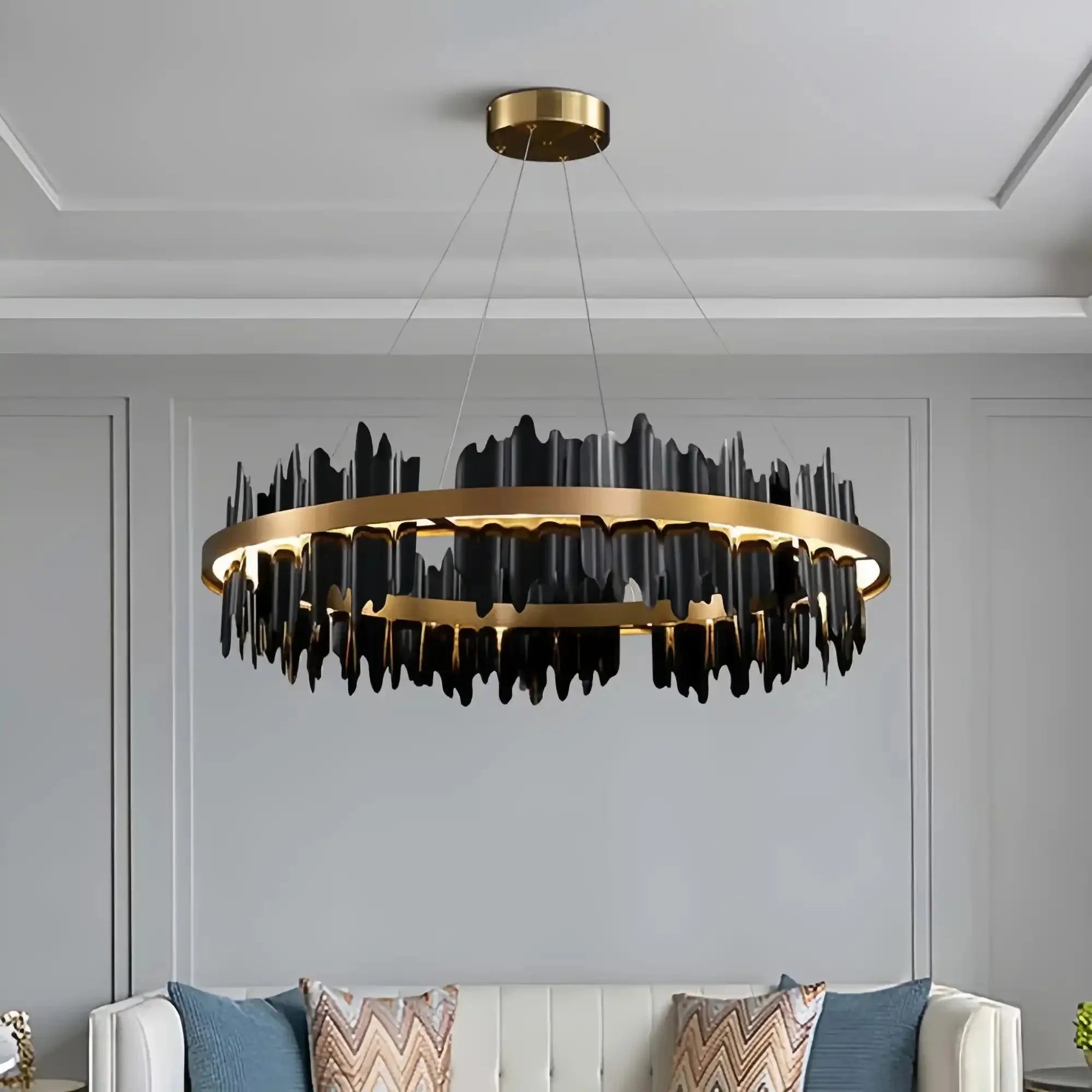 Dahlia Modern Ring Chandelier - Joyfuzzy