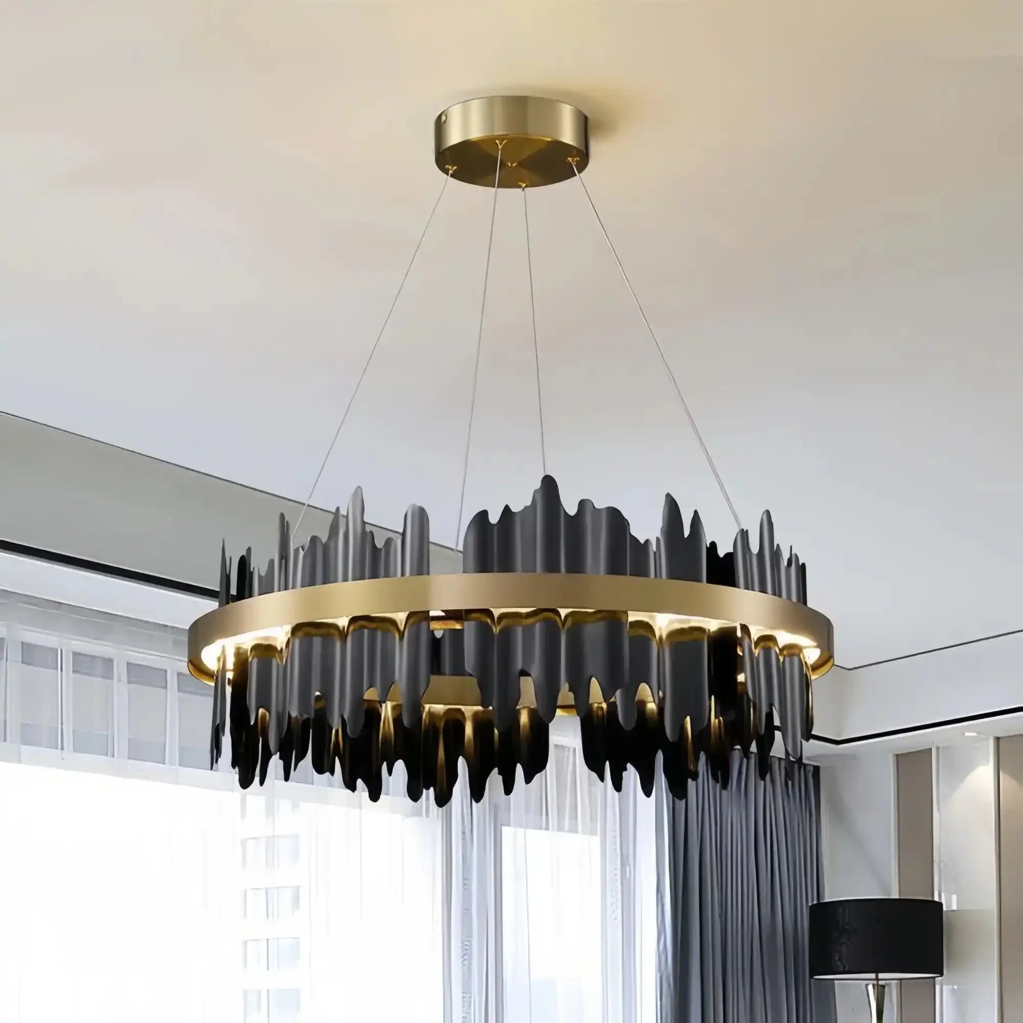 Dahlia Modern Ring Chandelier - Joyfuzzy