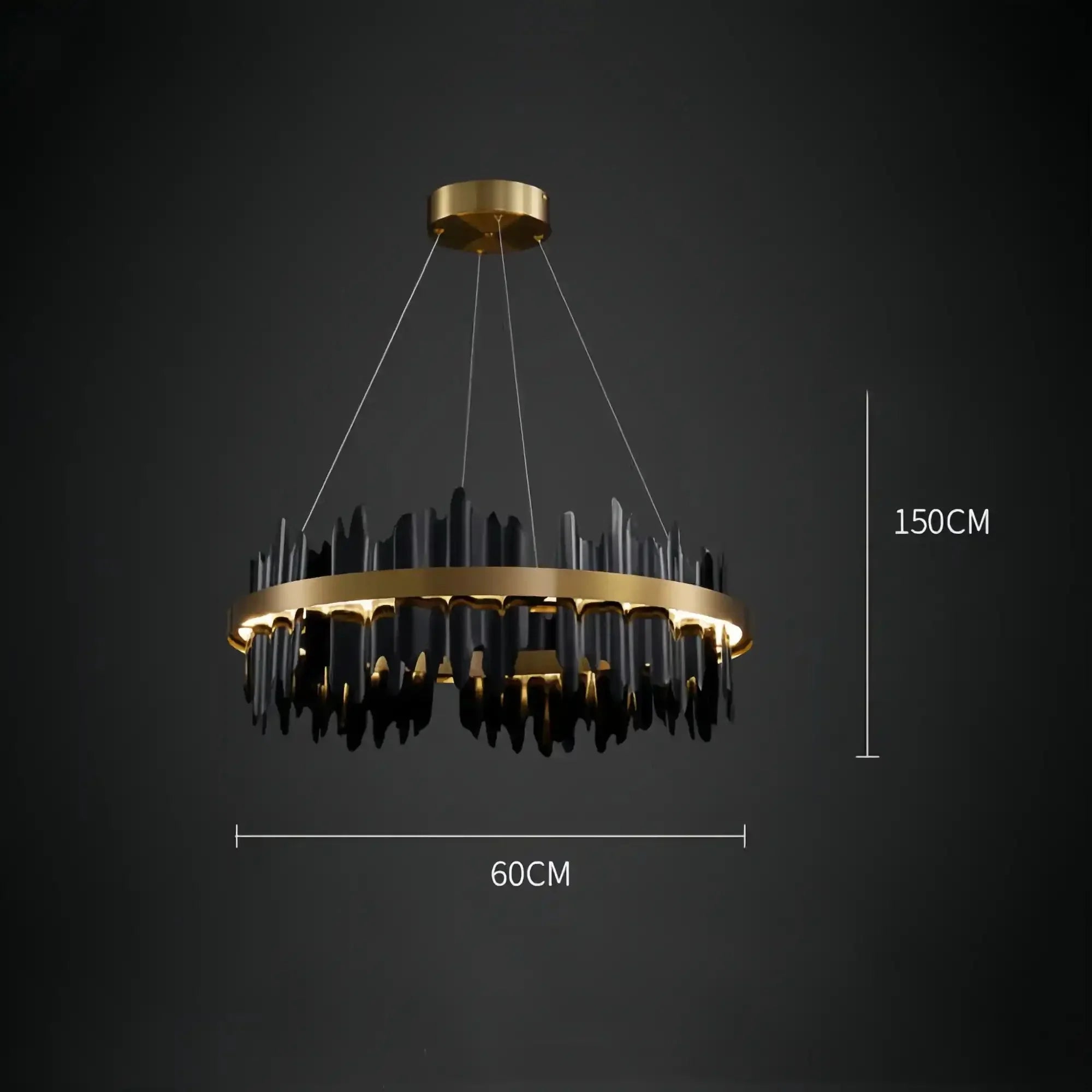 Dahlia Modern Ring Chandelier - Joyfuzzy
