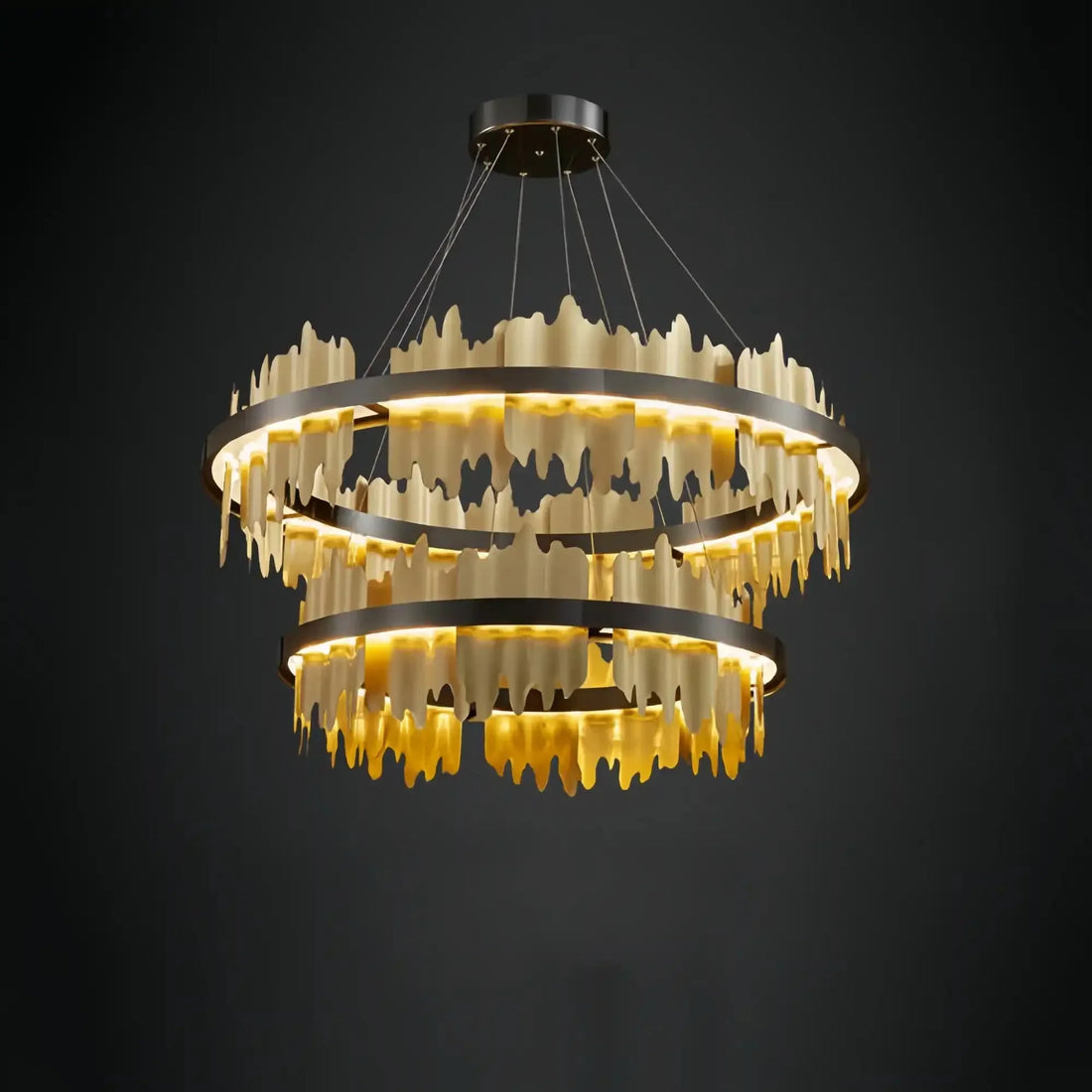 Dahlia Multiple Tier Round Chandelier - Joyfuzzy