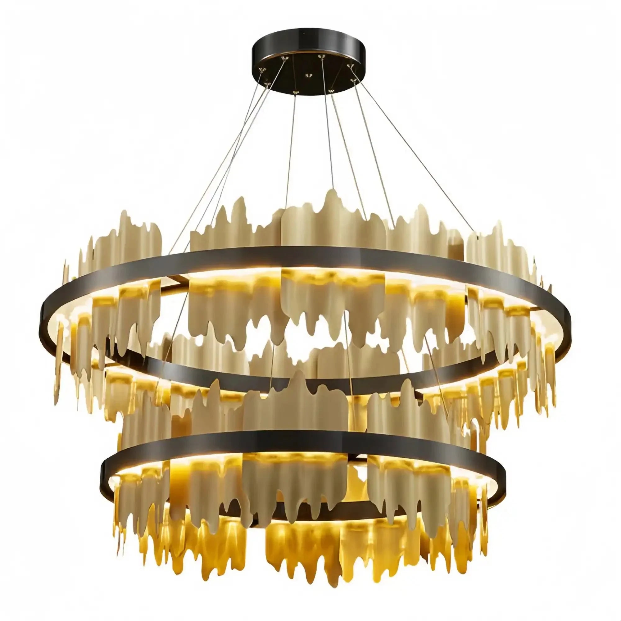 Dahlia Multiple Tier Round Chandelier - Joyfuzzy
