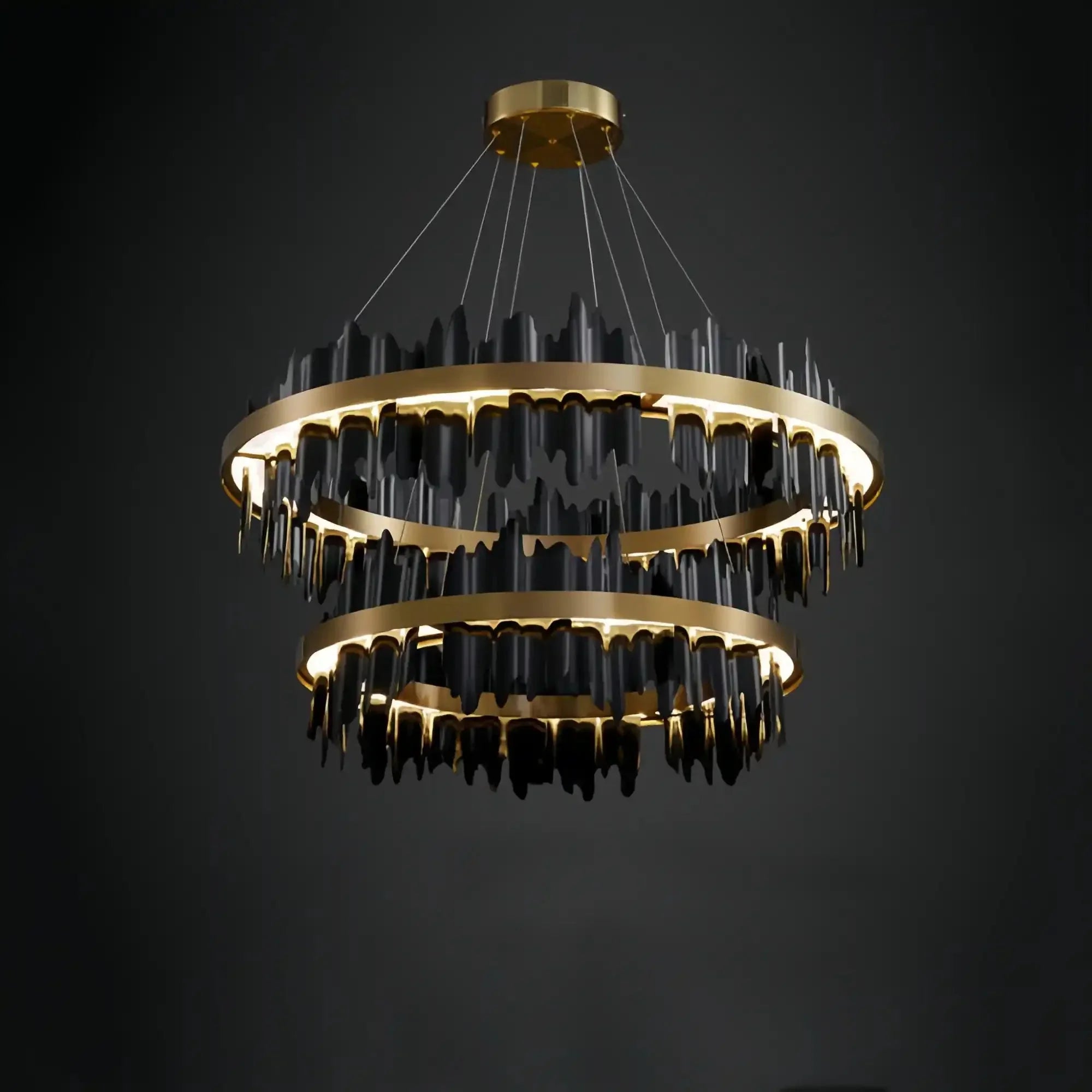 Dahlia Multiple Tier Round Chandelier - Joyfuzzy