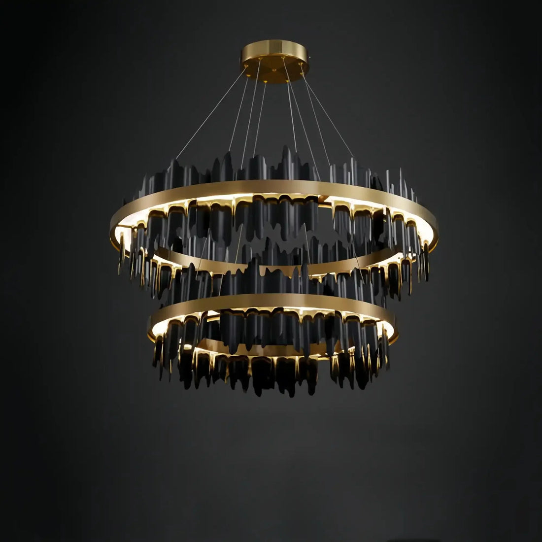 Dahlia Multiple Tier Round Chandelier - Joyfuzzy