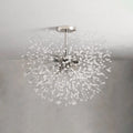 Dandelion Flush Mount Silver