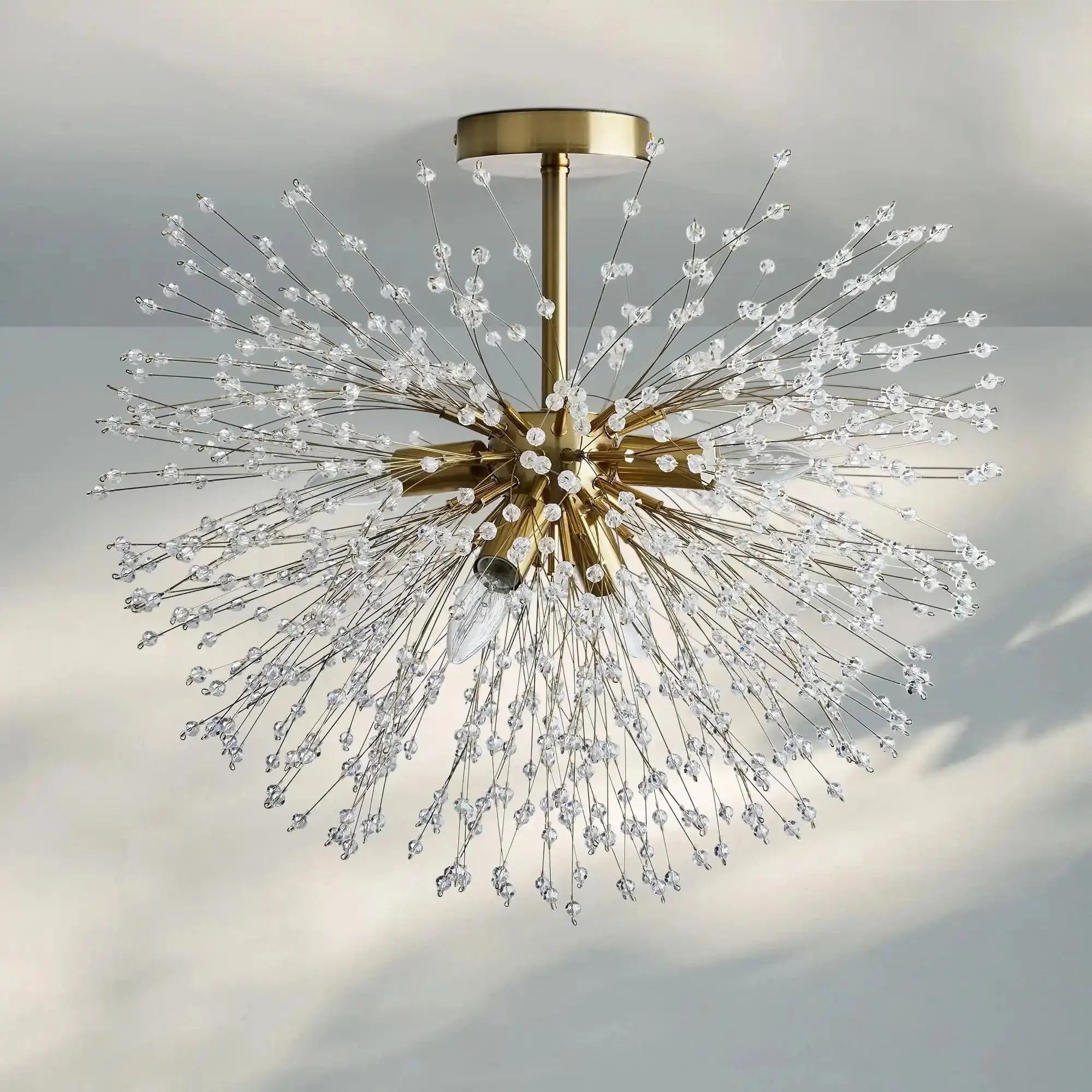 Dandelion Flush Mount - BrassJoyfuzzy