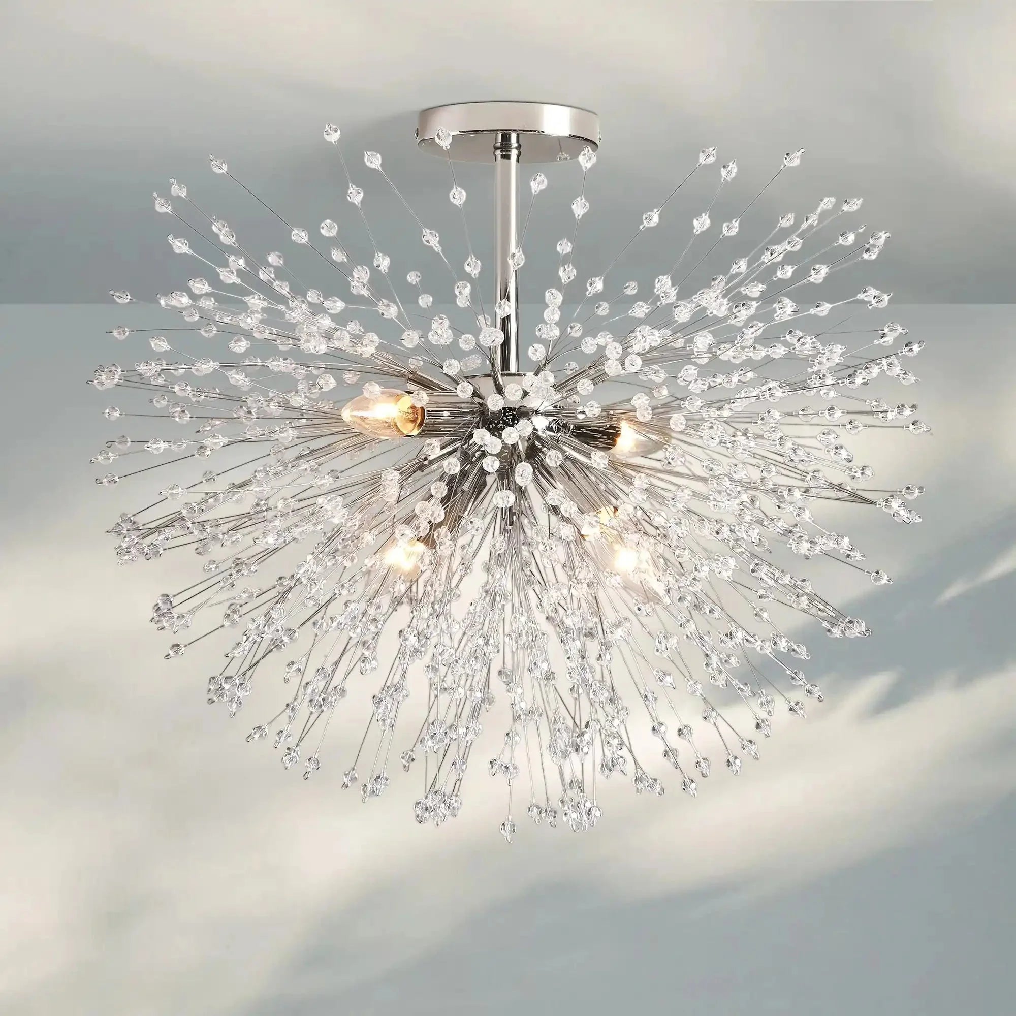 Dandelion Flush Mount - SilverJoyfuzzy