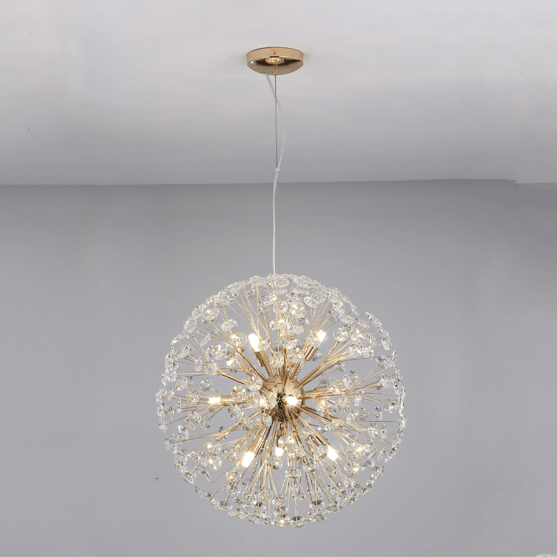 Dandelion Spherical Crystal Pendant Light - Joyfuzzy