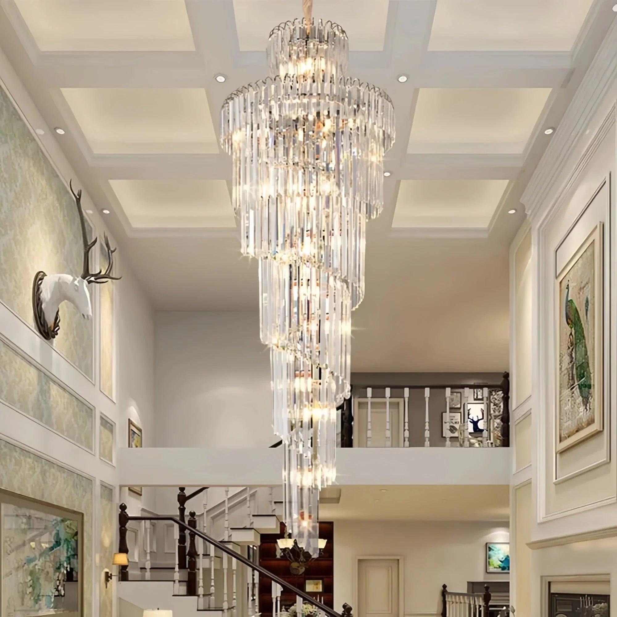 Danilo Multiple Tier Crystal Chandelier - Joyfuzzy