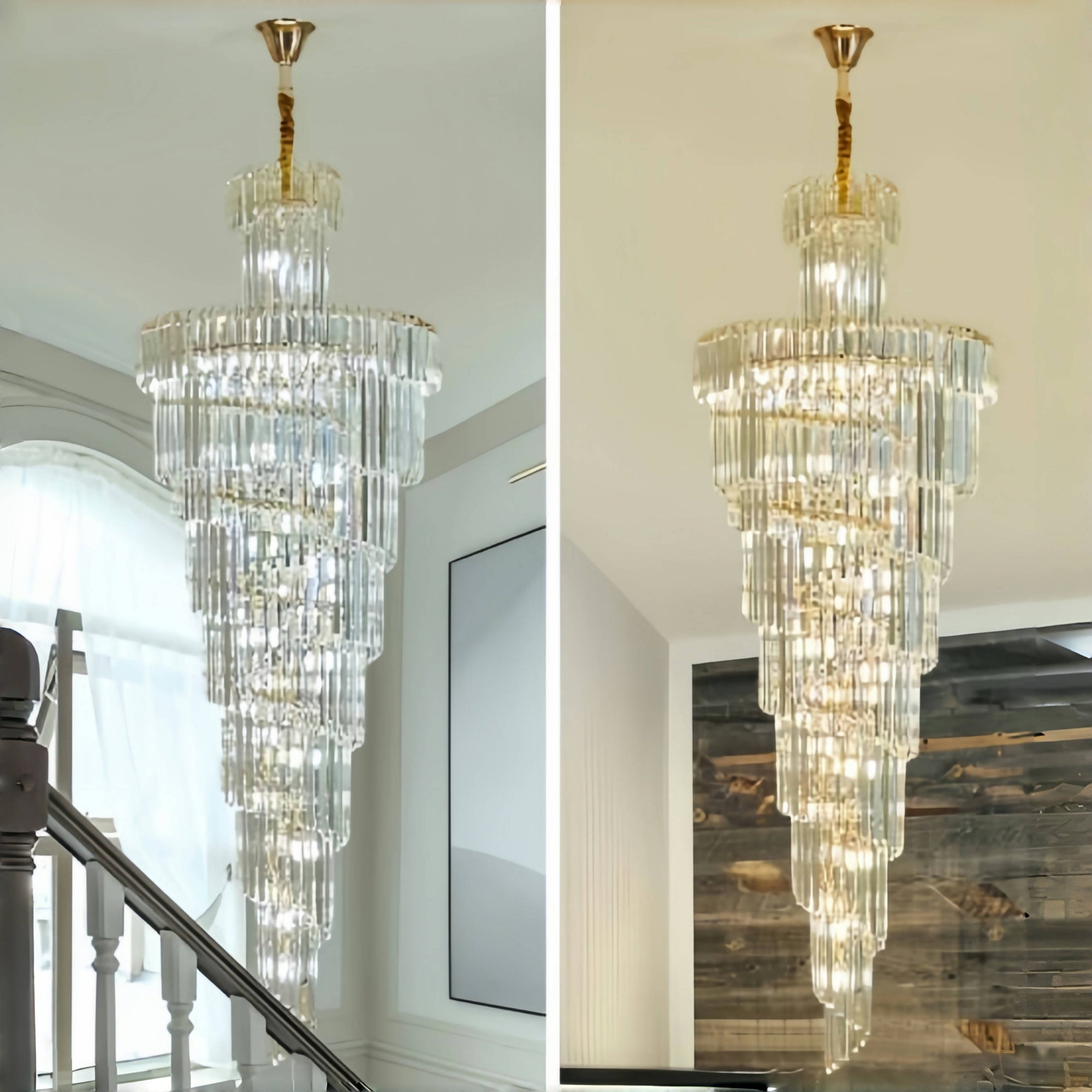 Danilo Multiple Tier Crystal Chandelier - Joyfuzzy