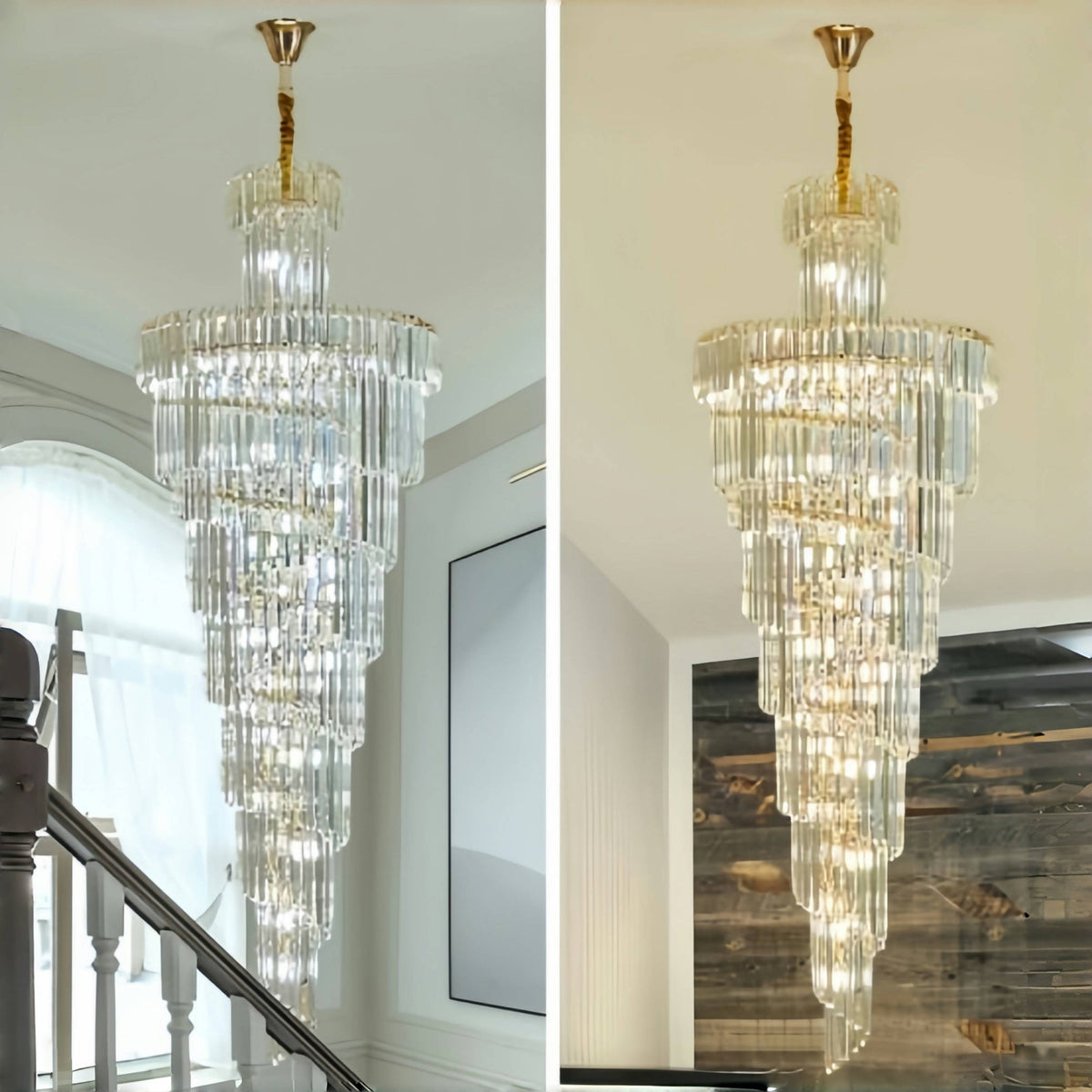 Danilo Multiple Tier Crystal Chandelier - Joyfuzzy