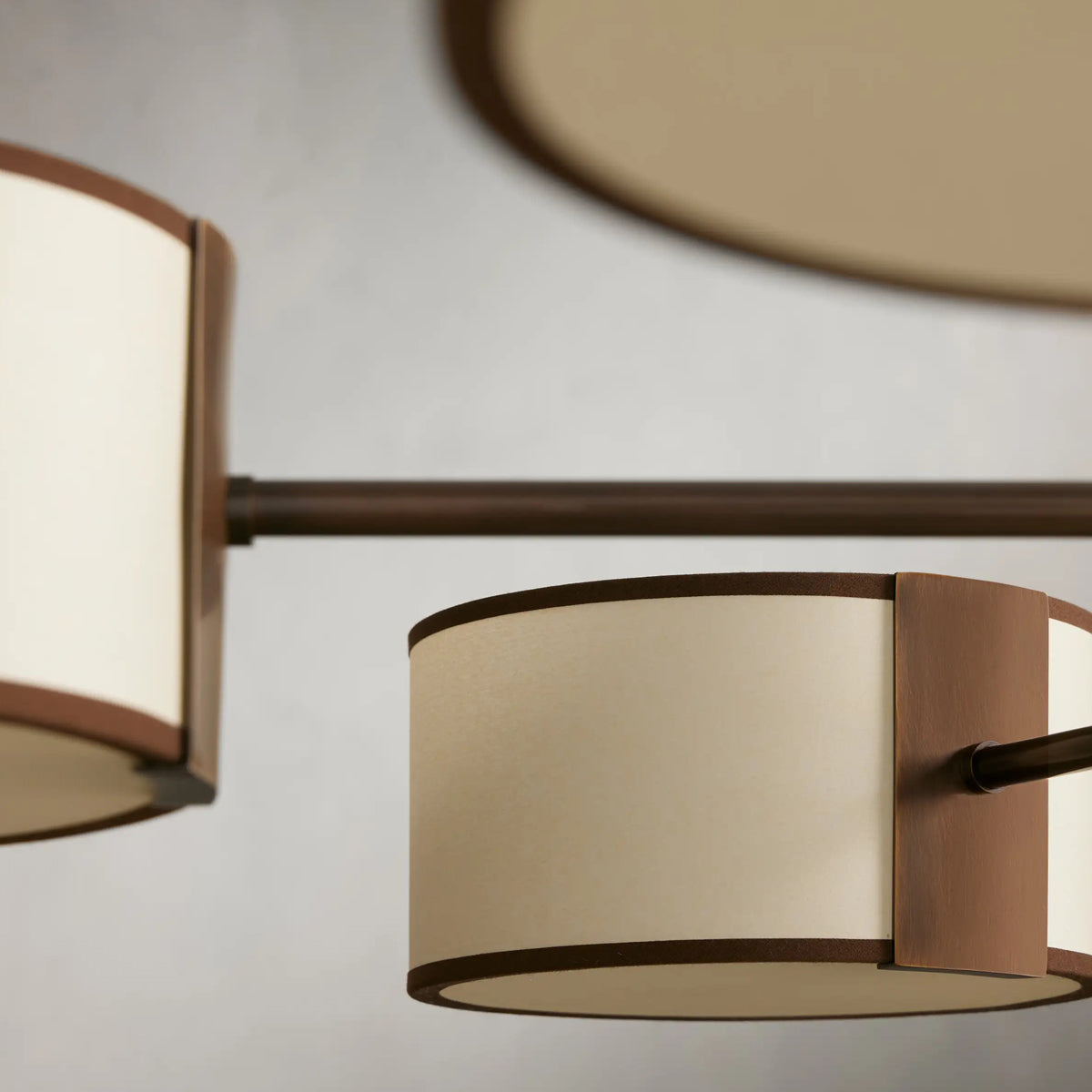 Daphne 48" Round Chandelier in Ecru