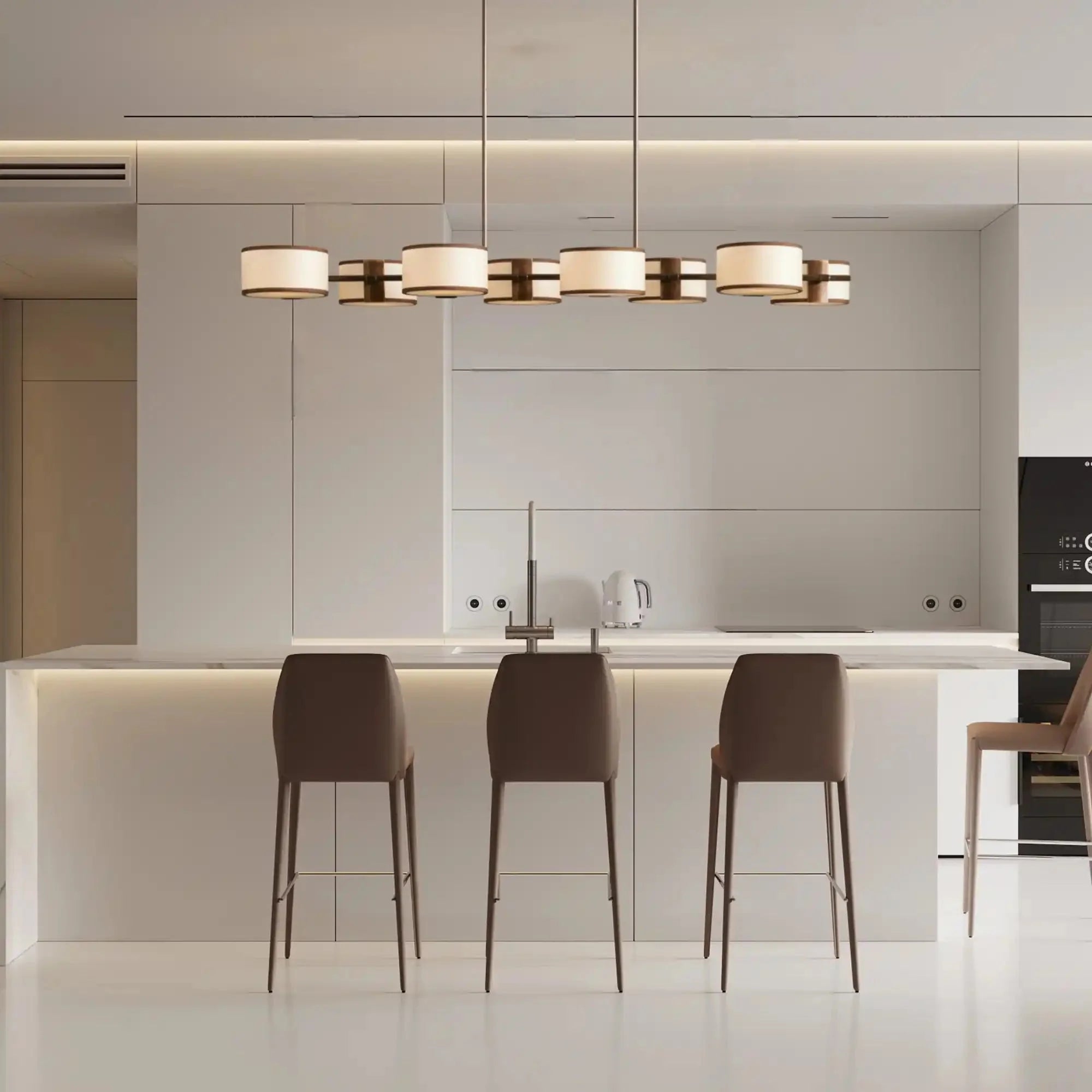 Daphne Linear Chandelier 62" - EcruJoyfuzzy