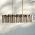 Delsie Oval Chandelier - 51''BronzeSmokeJoyfuzzy