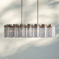 Delsie Oval Chandelier - 51''BronzeSmokeJoyfuzzy