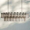 Delsie Oval Chandelier - 51''BronzeSmokeJoyfuzzy