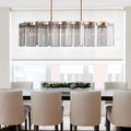 Delsie Oval Chandelier - 72''BrassSmokeJoyfuzzy