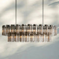 Delsie Oval Chandelier - 63''BronzeSmokeJoyfuzzy