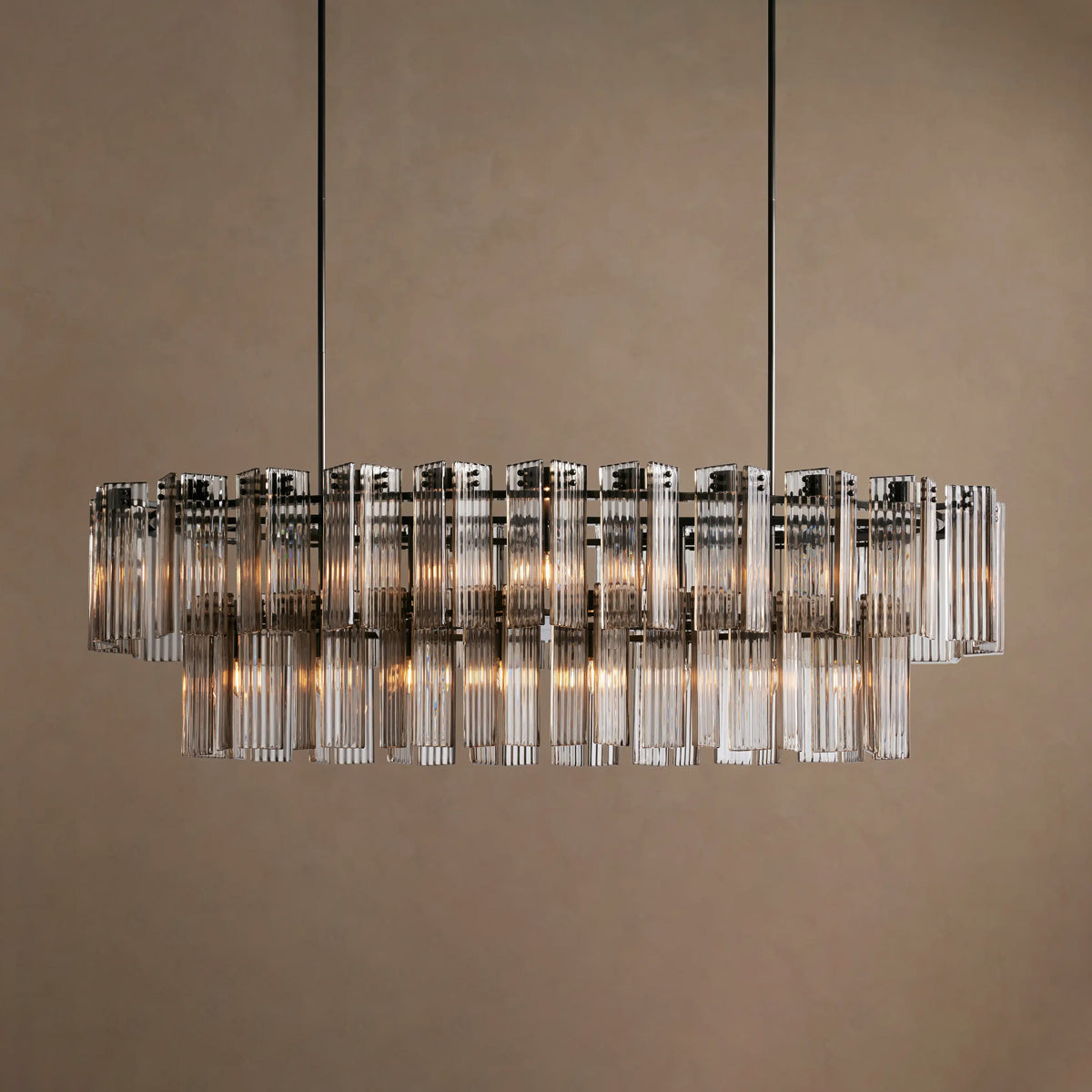 Delsie Oval Tiered Chandelier