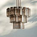 Delsie Round Chandelier 38''48''60'' - 38‘’BrassSmokeJoyfuzzy