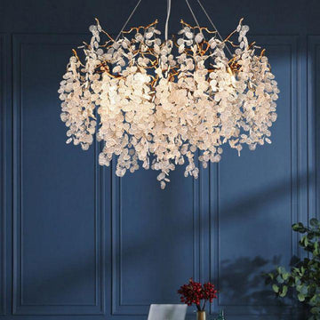 Donna Modern Round Branch Chandelier - ClearJoyfuzzy
