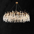 Donna Round Circle Fortune Tree Round Branch Chandelier - 43.3